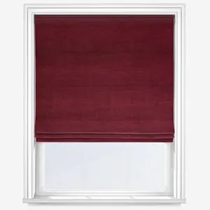 Revela Velvet Rosso Roman Blind