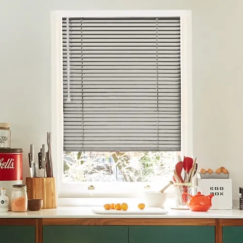 Silver Pitch Perfect Fit Venetian Blinds