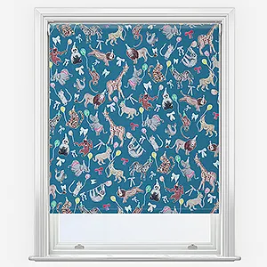 Sonova Studio Party Animals Indigo Blue Roller Blind