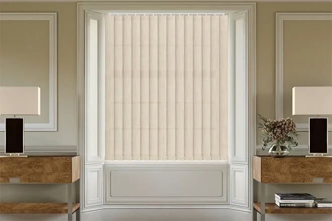 Dusk Beige - Textured Vertical Blind