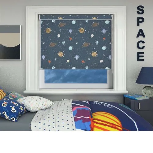 Celestial Adventure No Drill Roller Blind