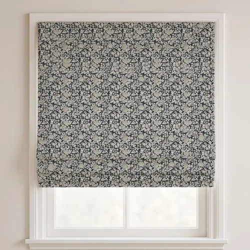 Rosalee Monochrome Deluxe Roman Blinds