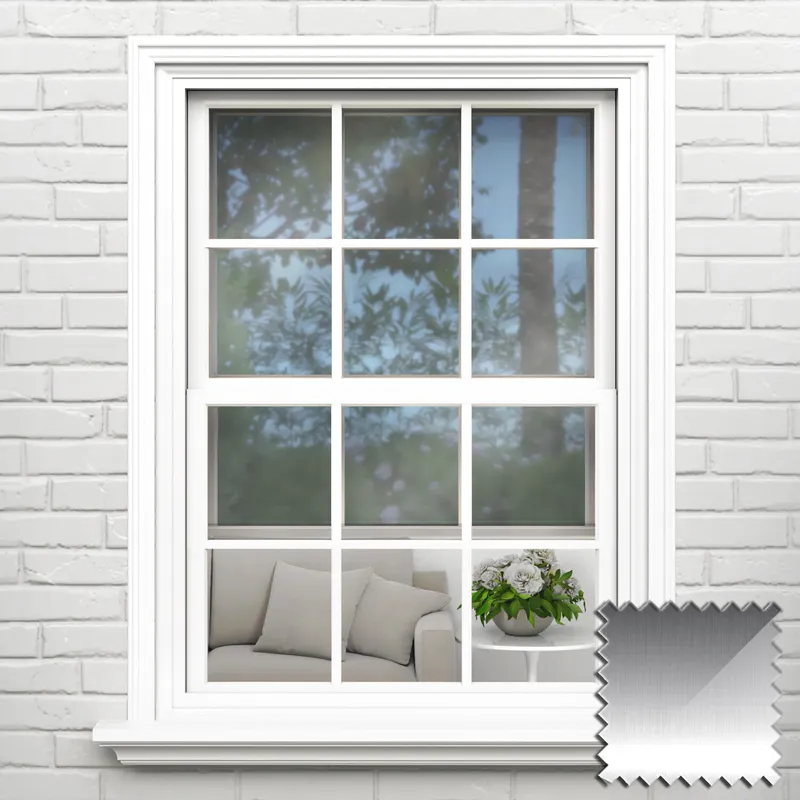 Silver Solar Film Roller Blinds