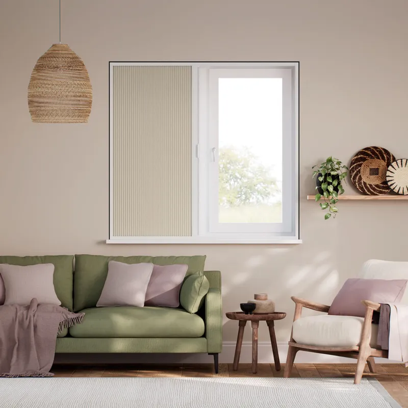 Glideshade Complete Blackout Beige Thermal Blind