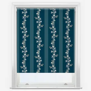 Sonova Studio Floral Cascade Stone Blue Roller Blind