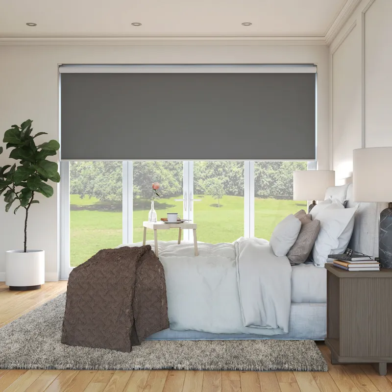 Zenith Wb Xl Blackout Dark Grey Extra Wide Electric Roller Blinds