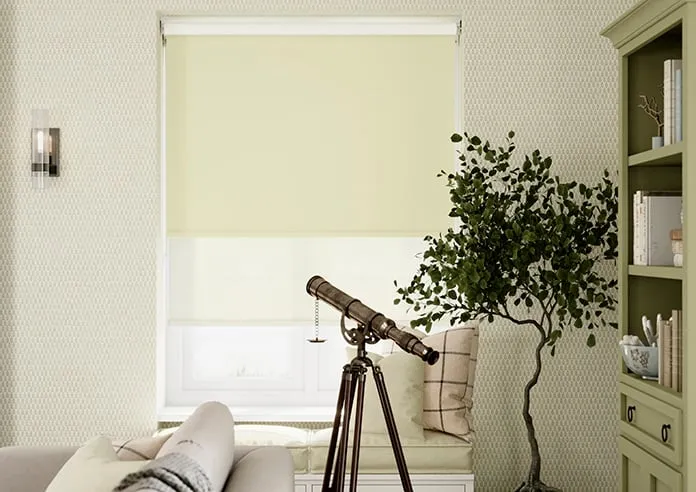 Rimini (Blackout) Sand & Illusion Sandy - Double Roller Blind