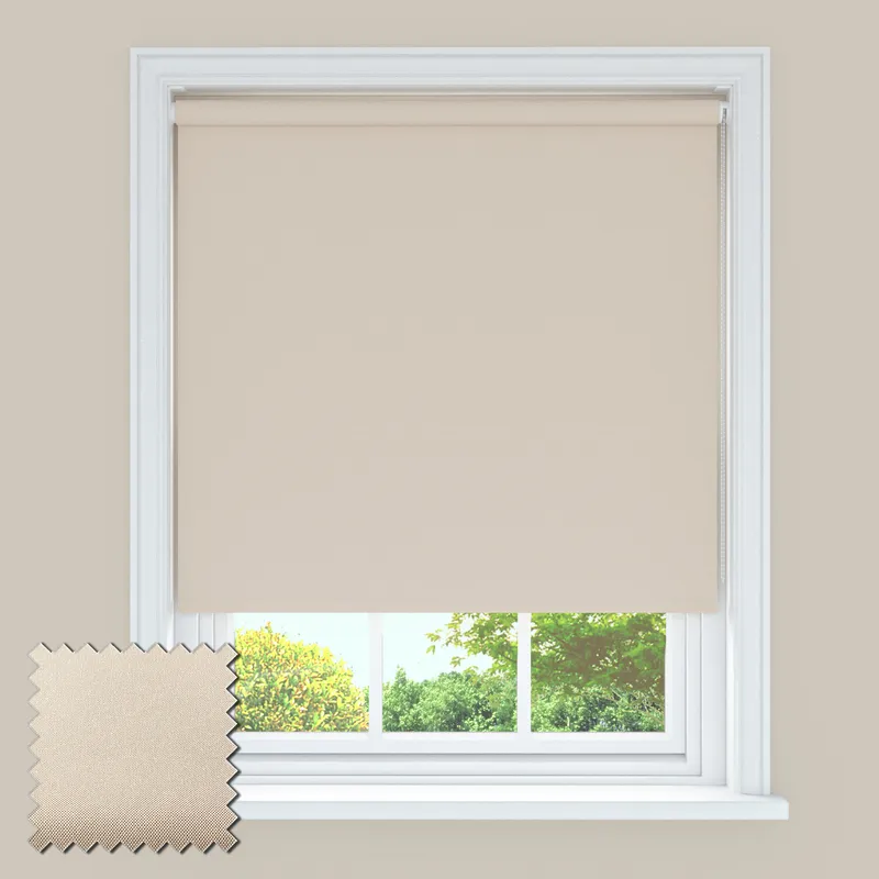 Slumber Blackout Light Grey Roller Blinds