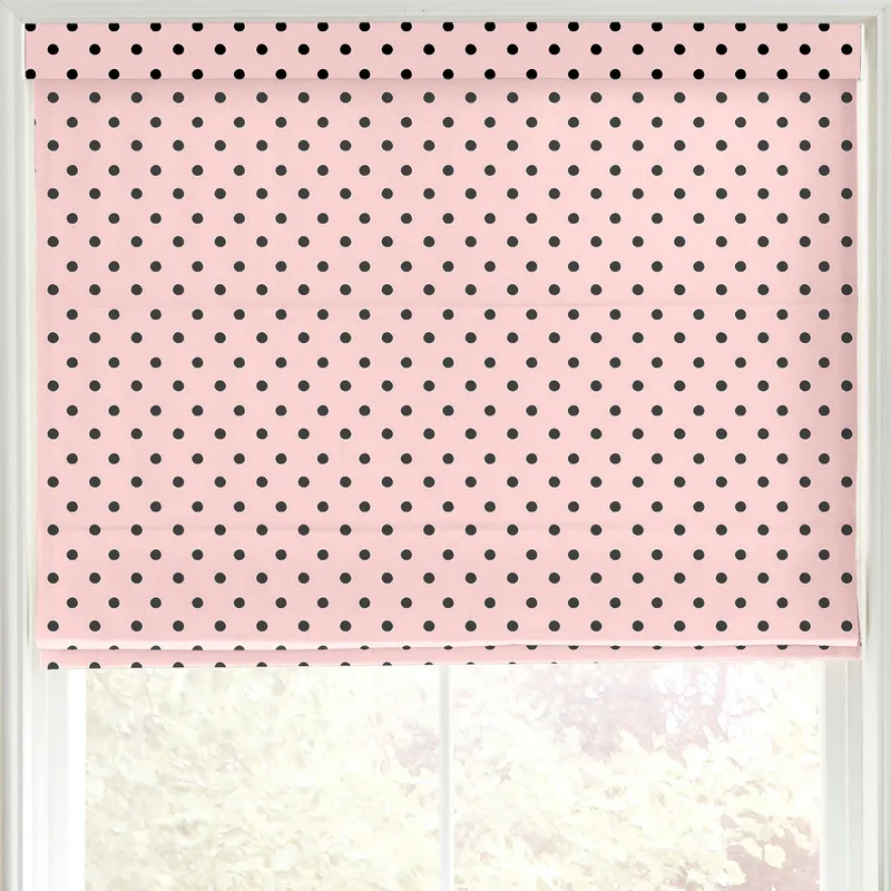 Cath Kidston Spot Made To Measure Roman Blind Pink