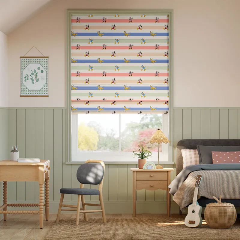 Mickey & Friends Spring Sorbet Roman Blind