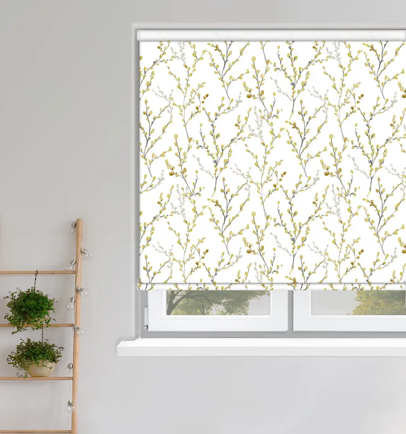 Willow Brazen Yellow Roller Blinds