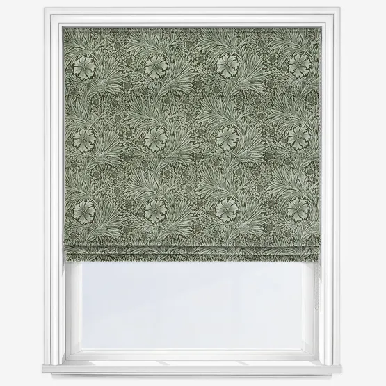 William Morris At Home Marigold Velvet Sage Roman Blind