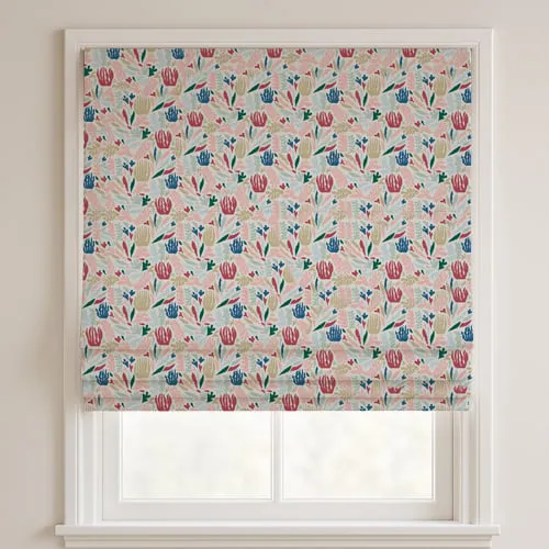Ocean Fiesta Deluxe Roman Blinds