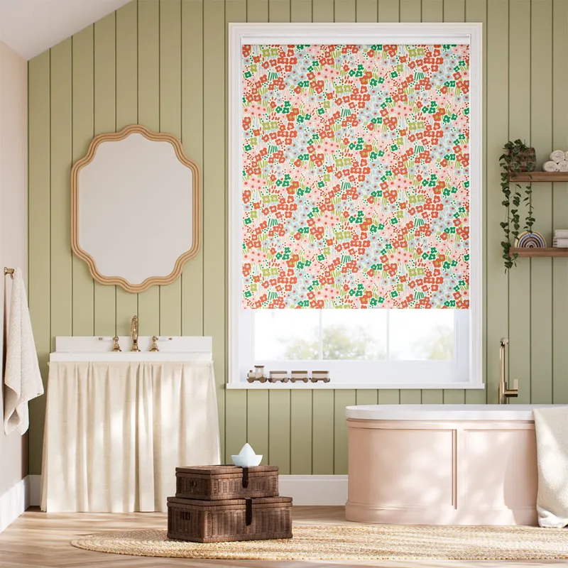 Spring Meadow Pimento Roller Blind