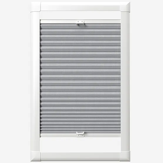 Leniro Dove Grey Perfect Fit Pleated Blind