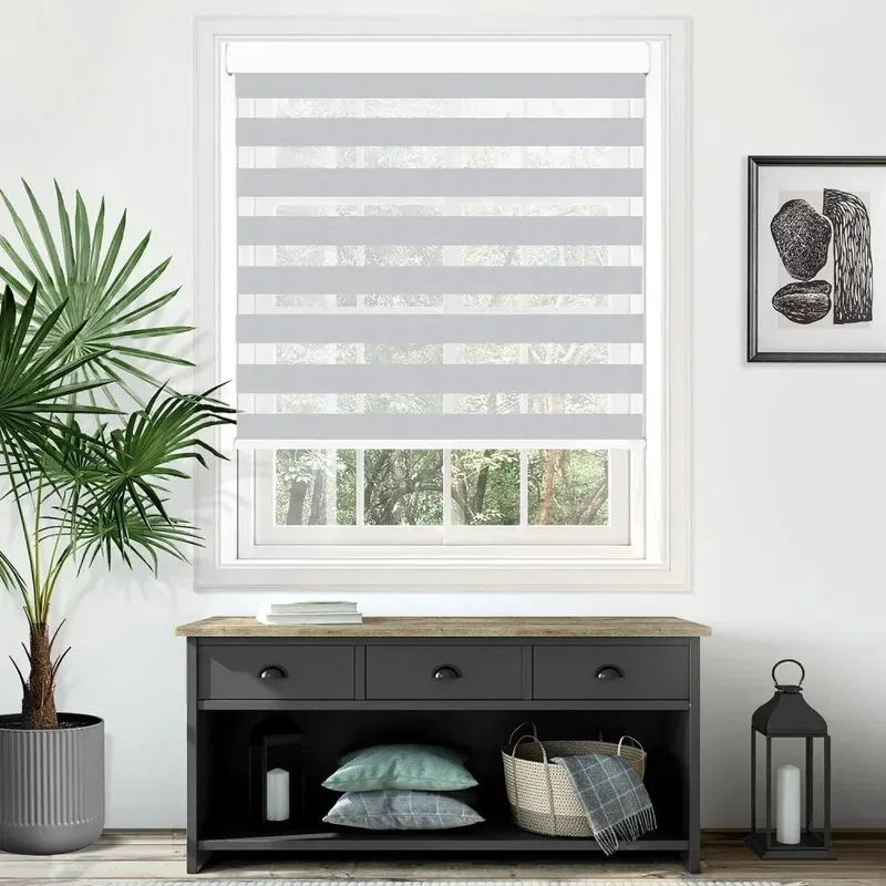 Tokyo White - Electrical Day And Night Blinds