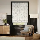 Salice Trail Cornflower Roman Blind